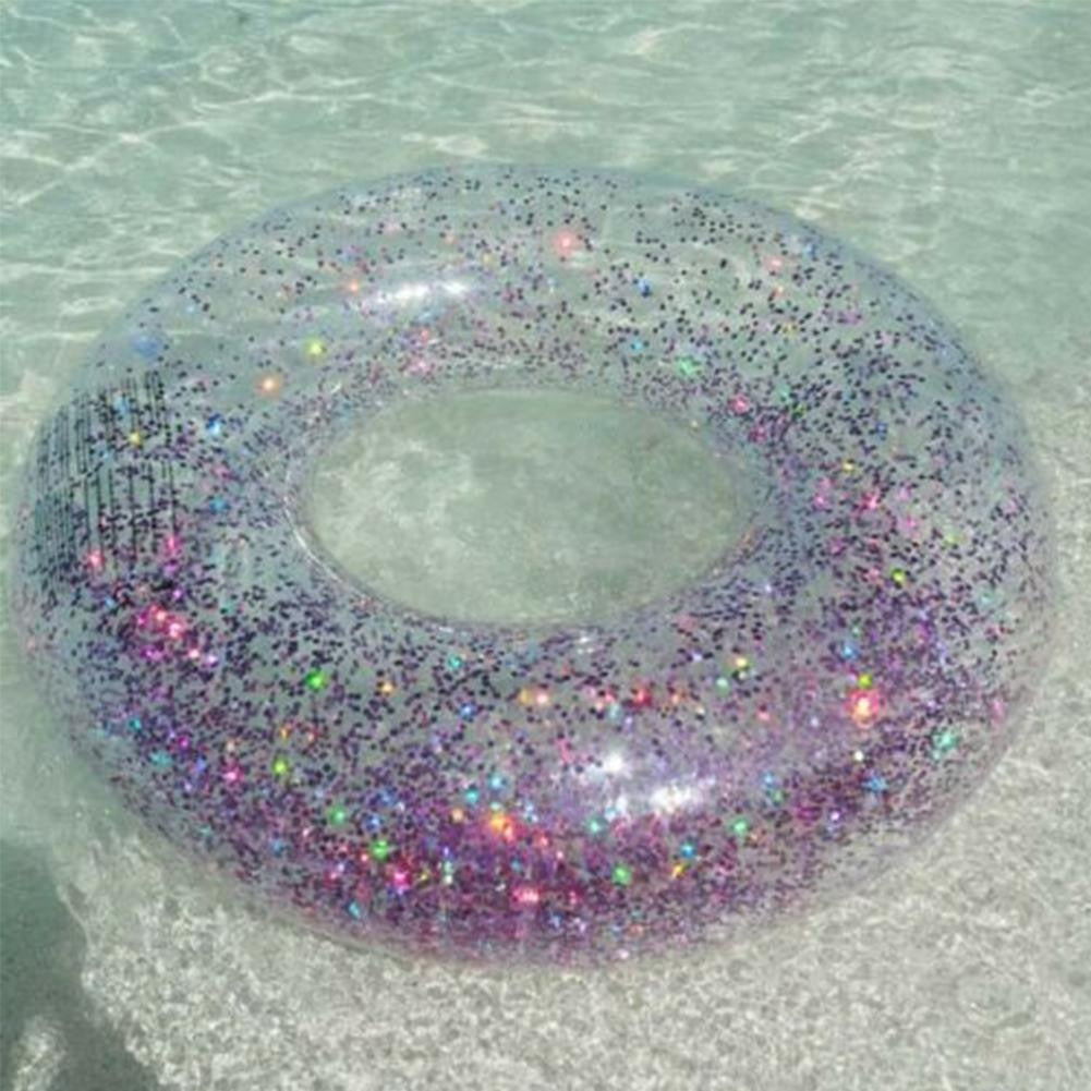 Colorful Glitter Pool Foats Swimming Ring