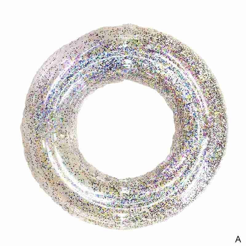 Colorful Glitter Pool Foats Swimming Ring