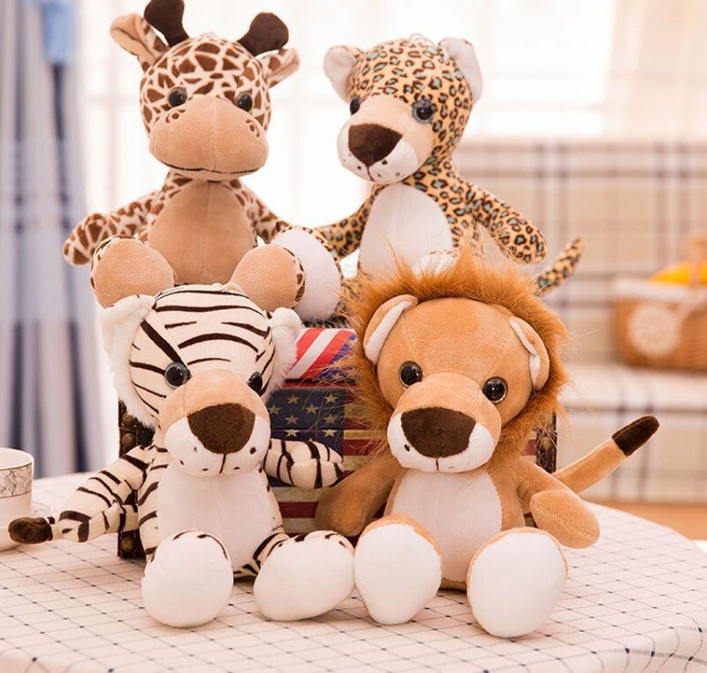 Stuffed animals forest animals jungle