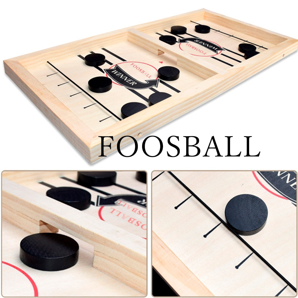 Table Hockey Paced Sling Puck Board Games