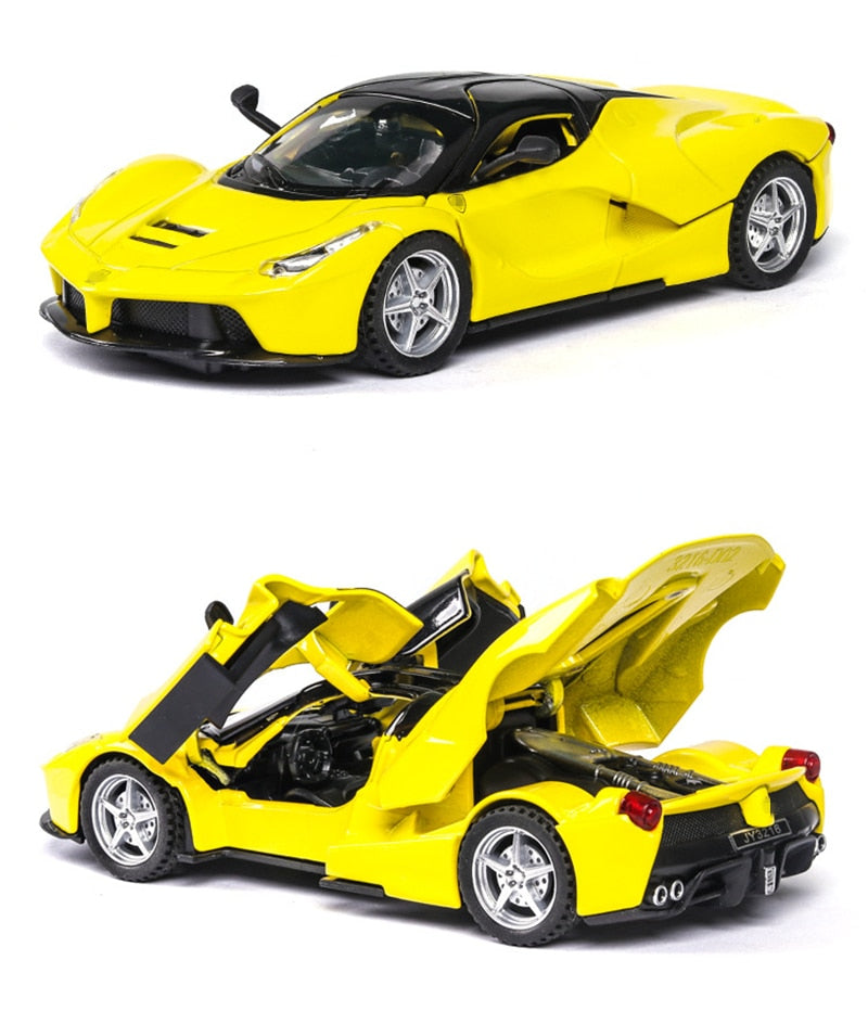 1:32 Ferraris Laferrari Alloy Sports Car Model Diecasts