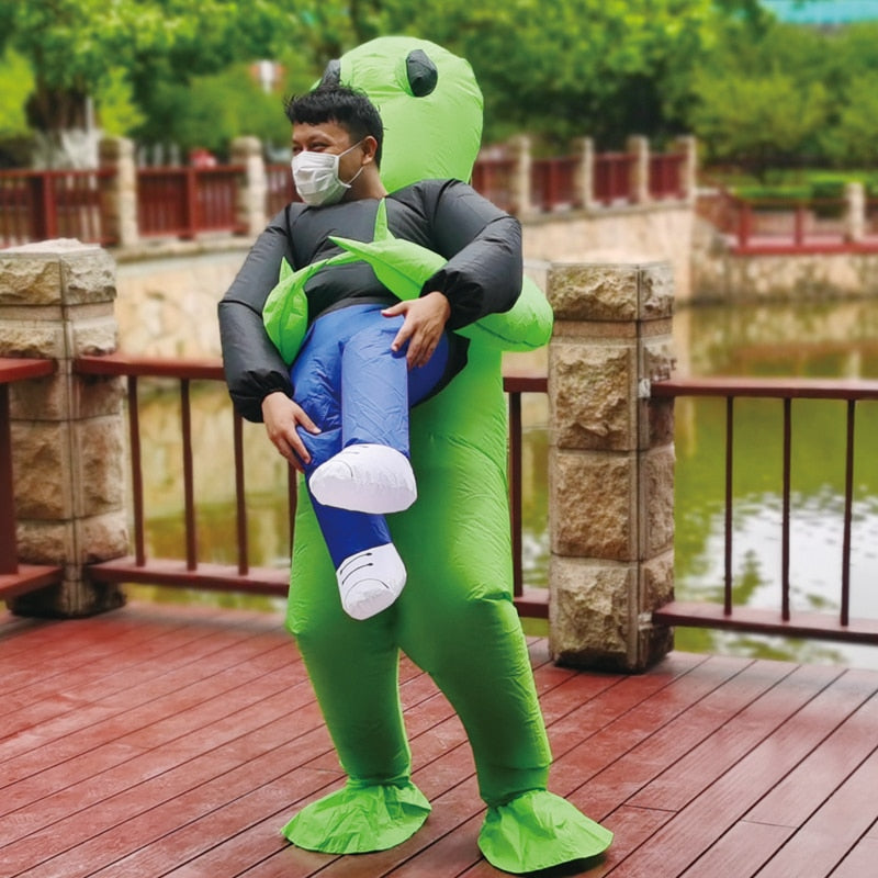 Kids  ET Alien Inflatable Costume Anime Suits Dress