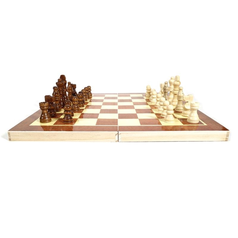 Exquisite wooden folding chess set