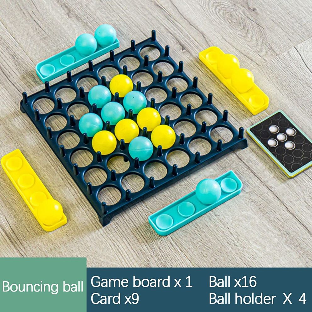 Players Bounce Off Game Table Ball