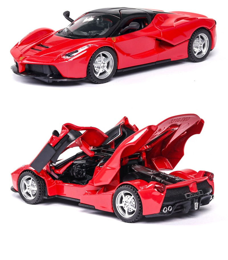 1:32 Ferraris Laferrari Alloy Sports Car Model Diecasts