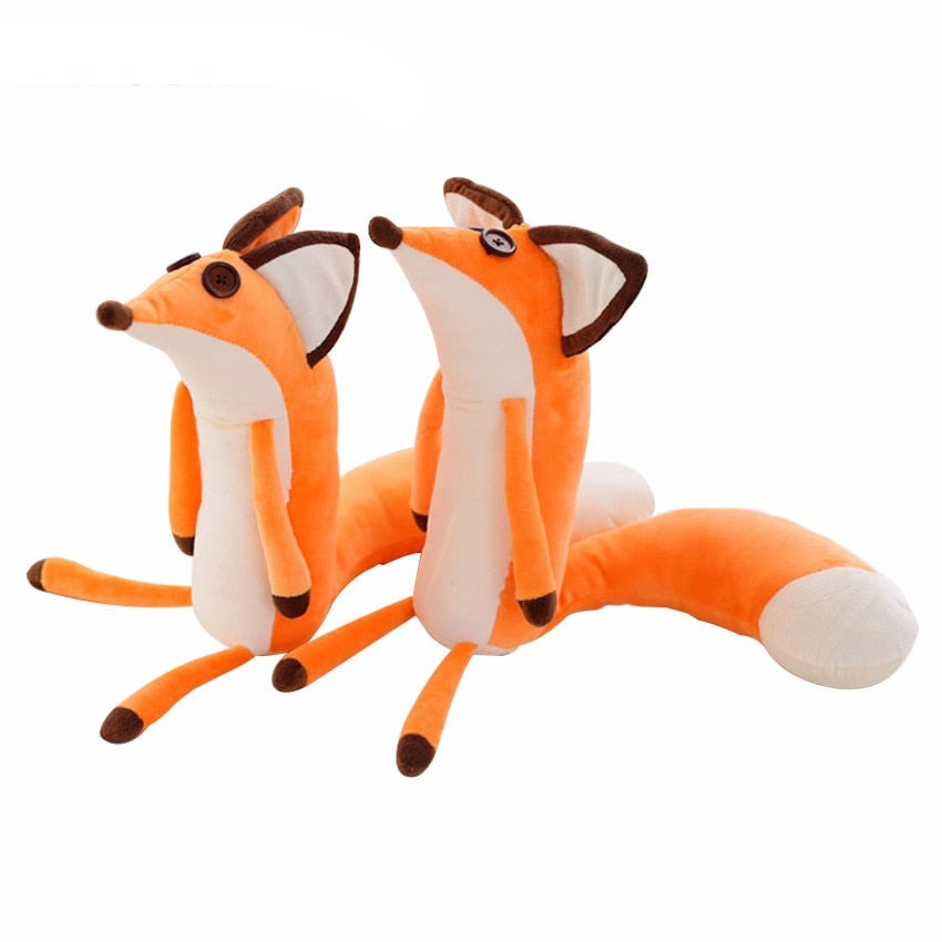 Cartoon little prince and fox stuffed doll