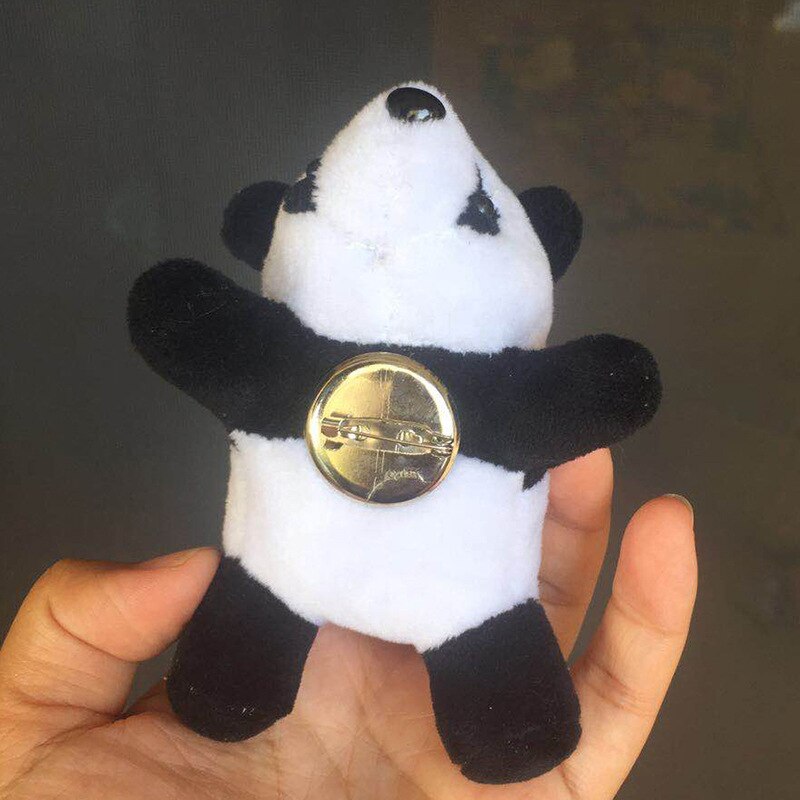 Panda plush plush toy small pendant brooch