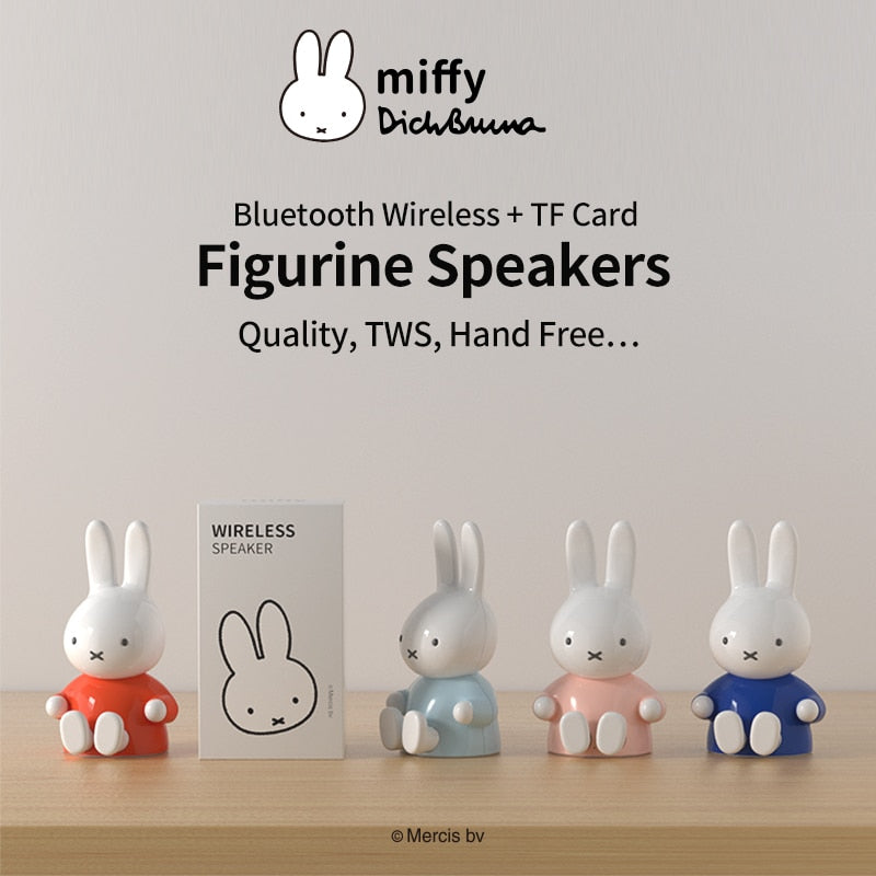 Miffy Bluetooth Figurine Speaker TF Card Design