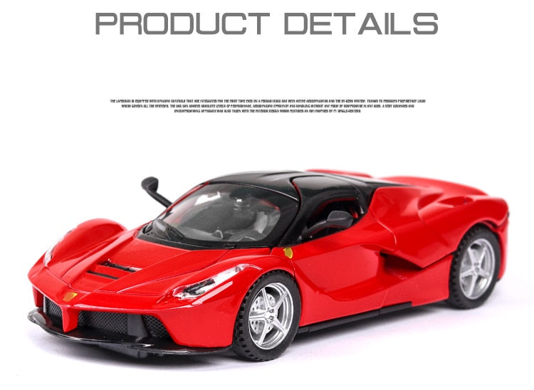 1:32 Ferraris Laferrari Alloy Sports Car Model Diecasts