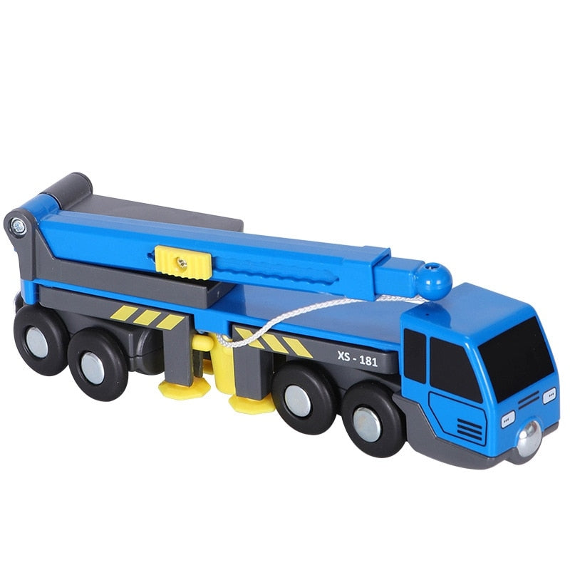 Multifunctional Train Toy Set Accessories Mini Crane Truck