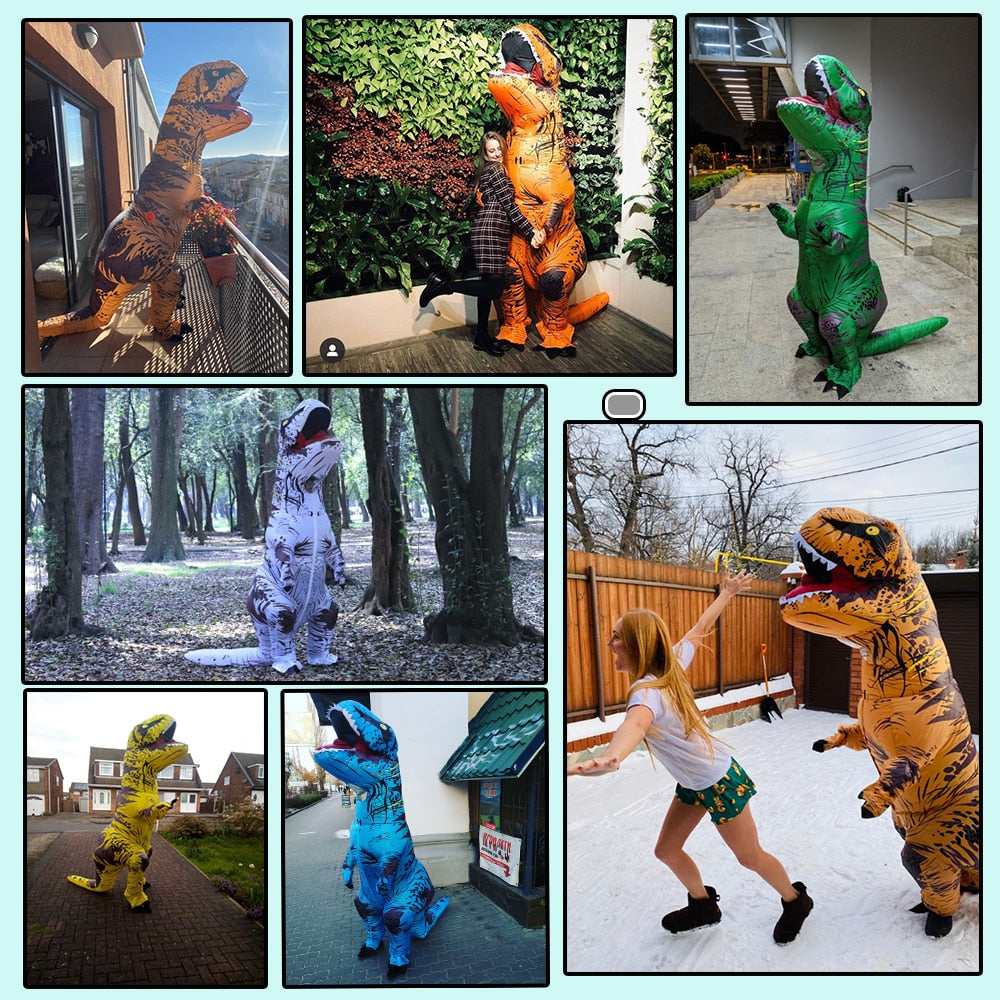 Hot T-Rex Dinosaur Inflatable Costume Purim