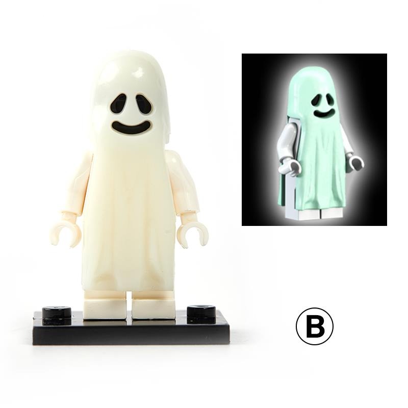 Horror Halloween Series Building Blocks Luminous