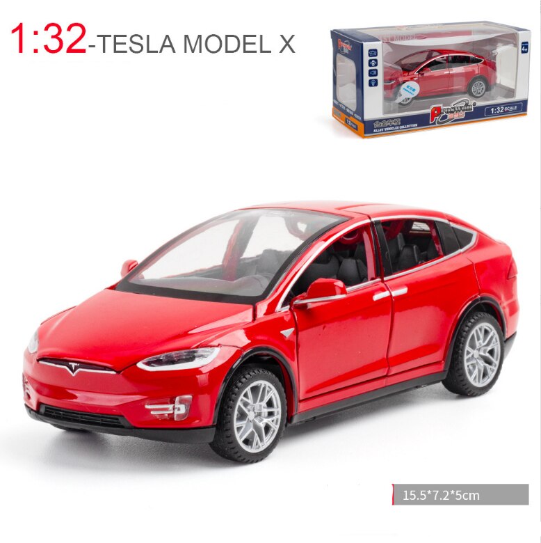 1:32 Tesla Model X Alloy car model