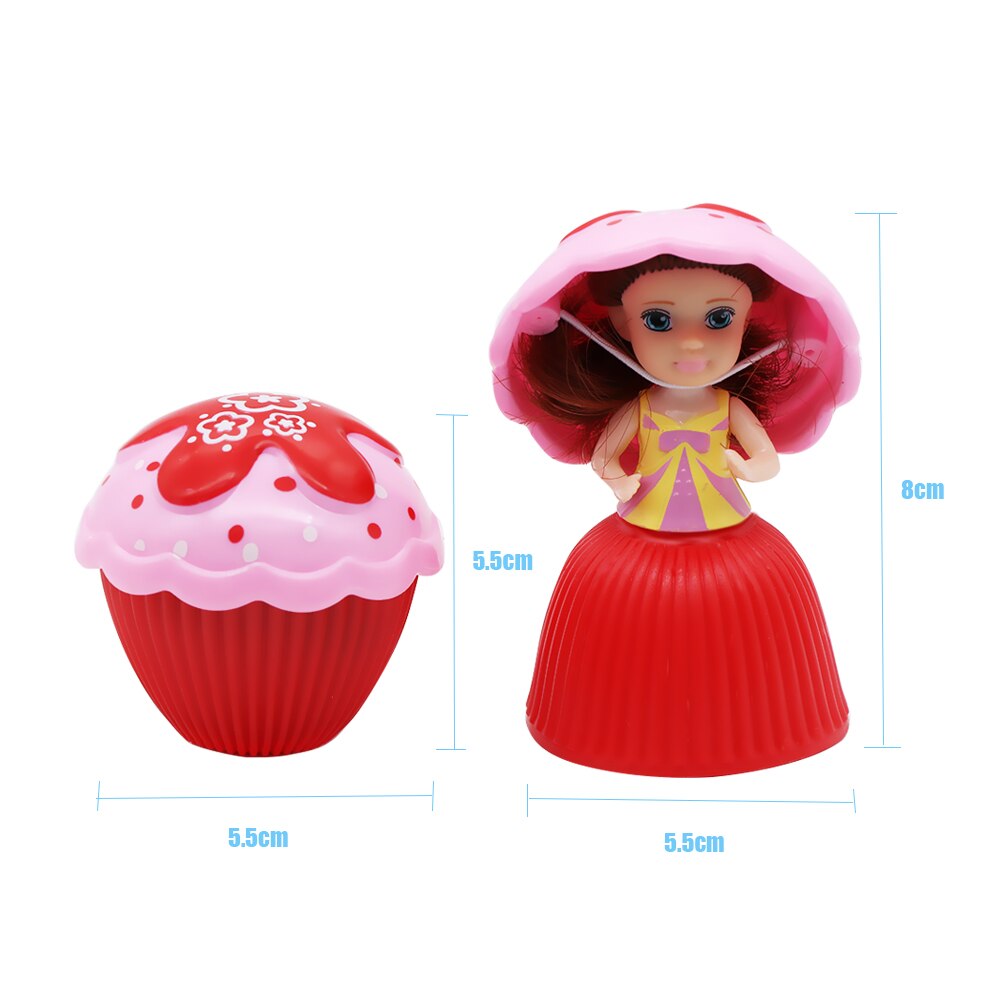 Random Cartoon Lovely Cupcake Princess Doll