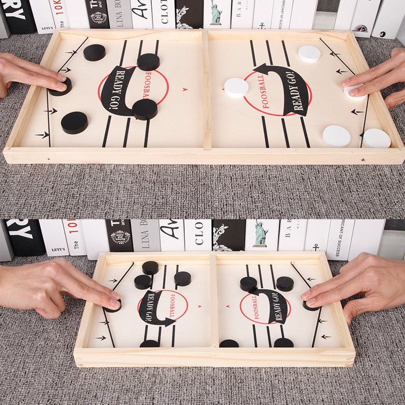 Table Hockey Paced Sling Puck Board Games