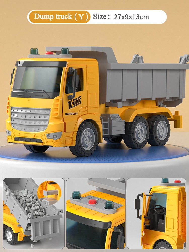 Construction truck concrete toy truck