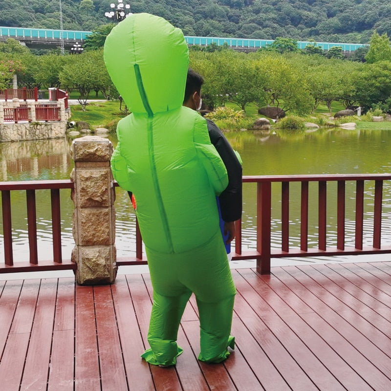 Kids  ET Alien Inflatable Costume Anime Suits Dress