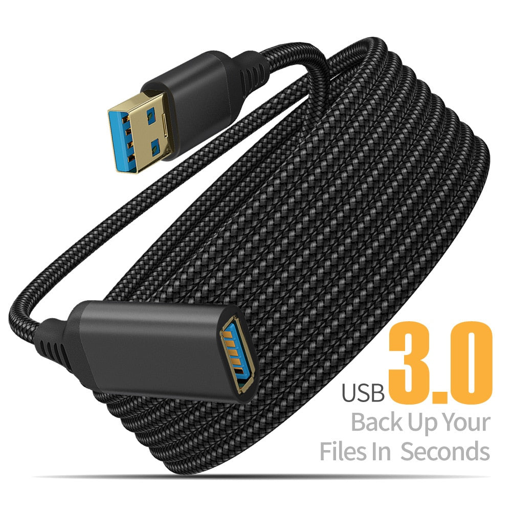 UTHAI Nylon Braided USB 3.0 Male-To-Female