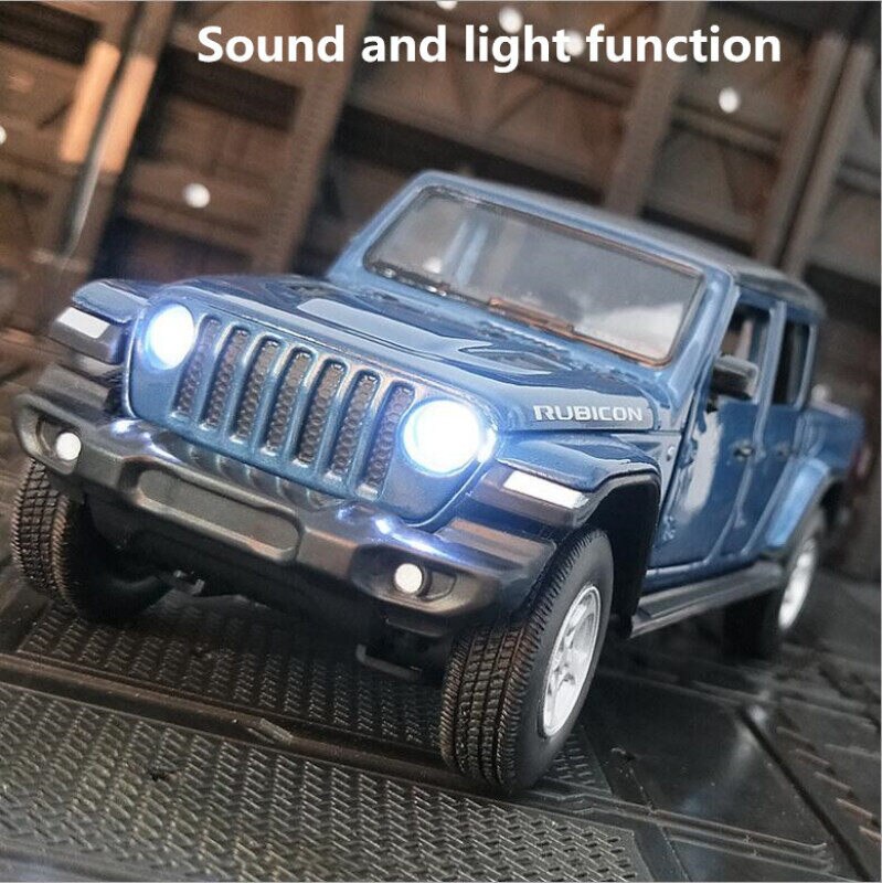 1:32 Jeep Gladiator alloy model sound car toy