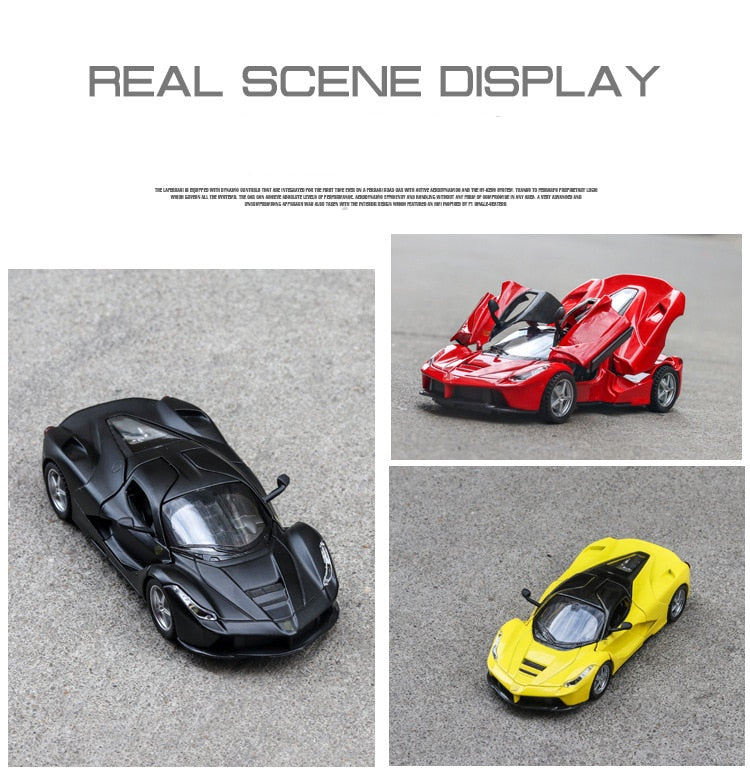 1:32 Ferraris Laferrari Alloy Sports Car Model Diecasts