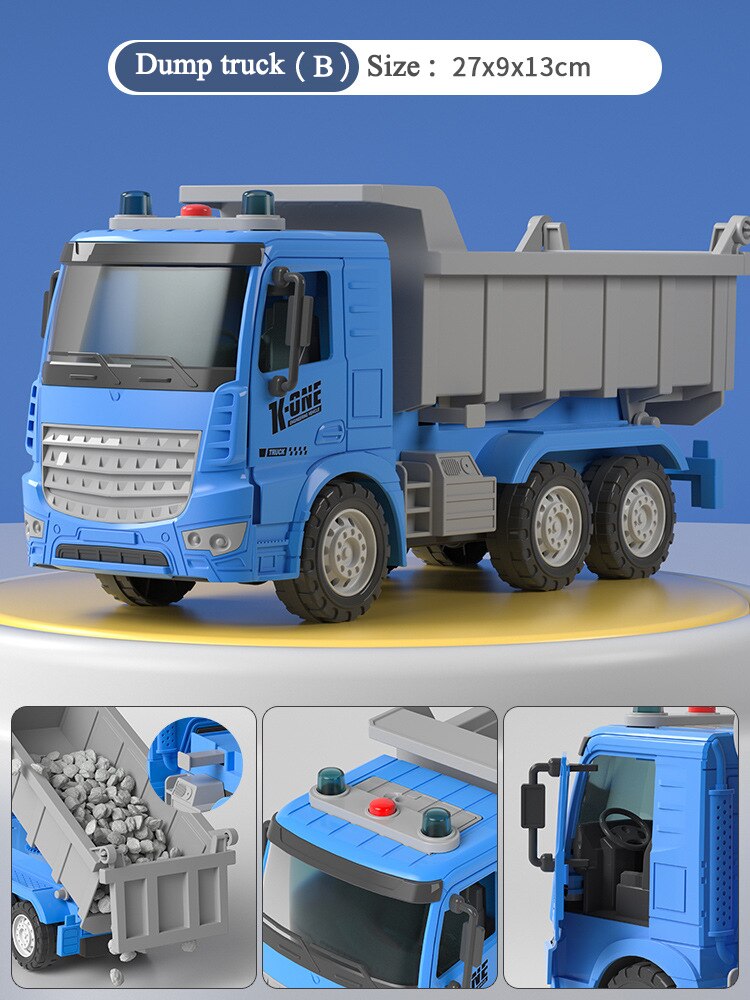 Construction truck concrete toy truck