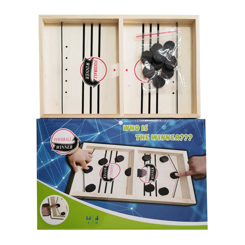 Table Hockey Paced Sling Puck Board Games