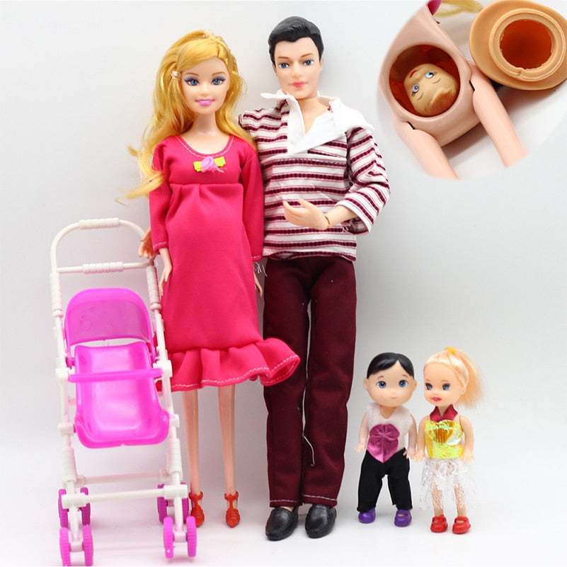 6 Happy Family set toys