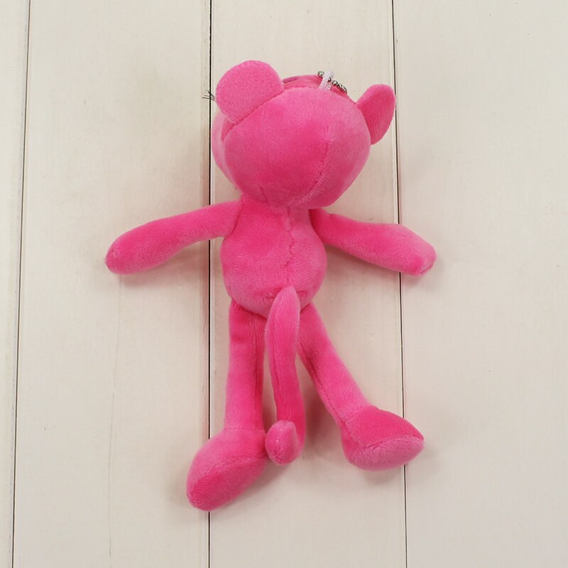 17cm Pink Panther Plush keychain dolls