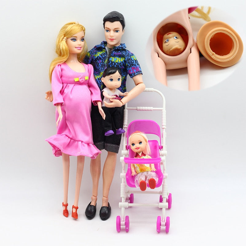 6 Happy Family set toys