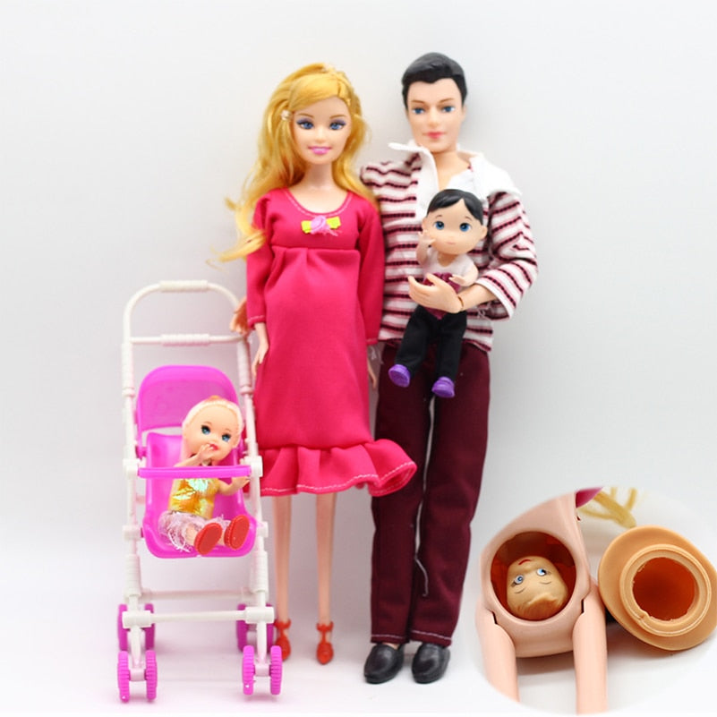 6 Happy Family set toys