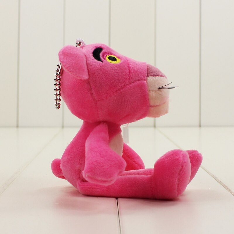 17cm Pink Panther Plush keychain dolls