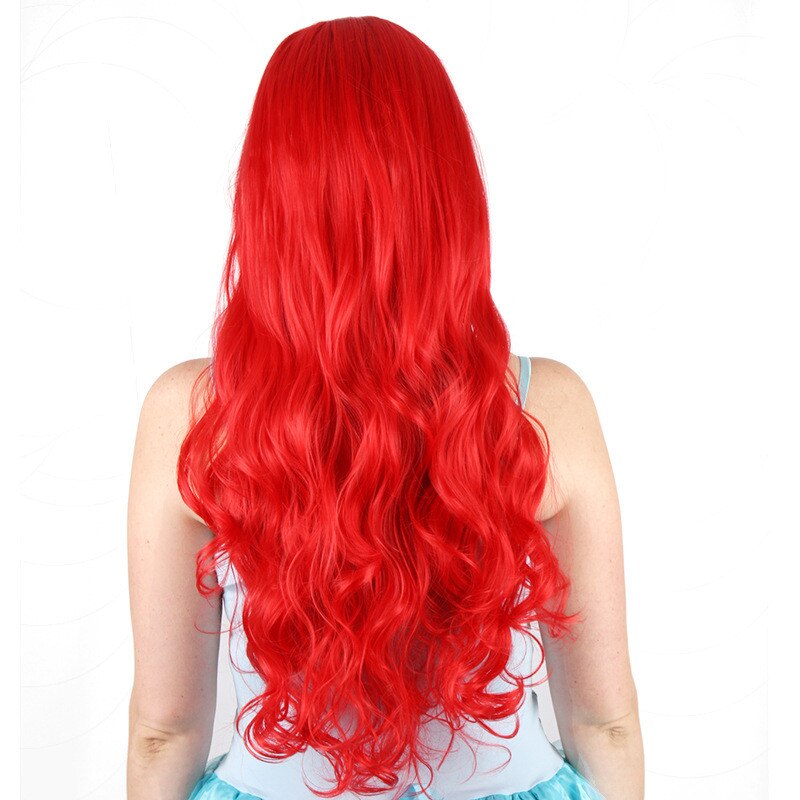 Long Curly Synthetic the Little Mermaid wig for kids