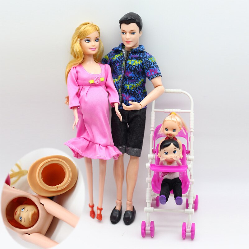 6 Happy Family set toys