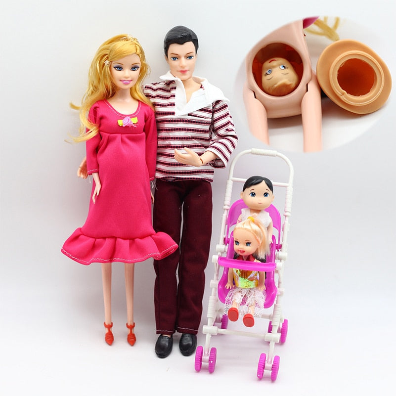 6 Happy Family set toys