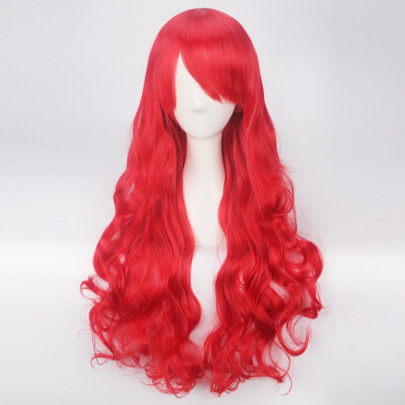 Long Curly Synthetic the Little Mermaid wig for kids