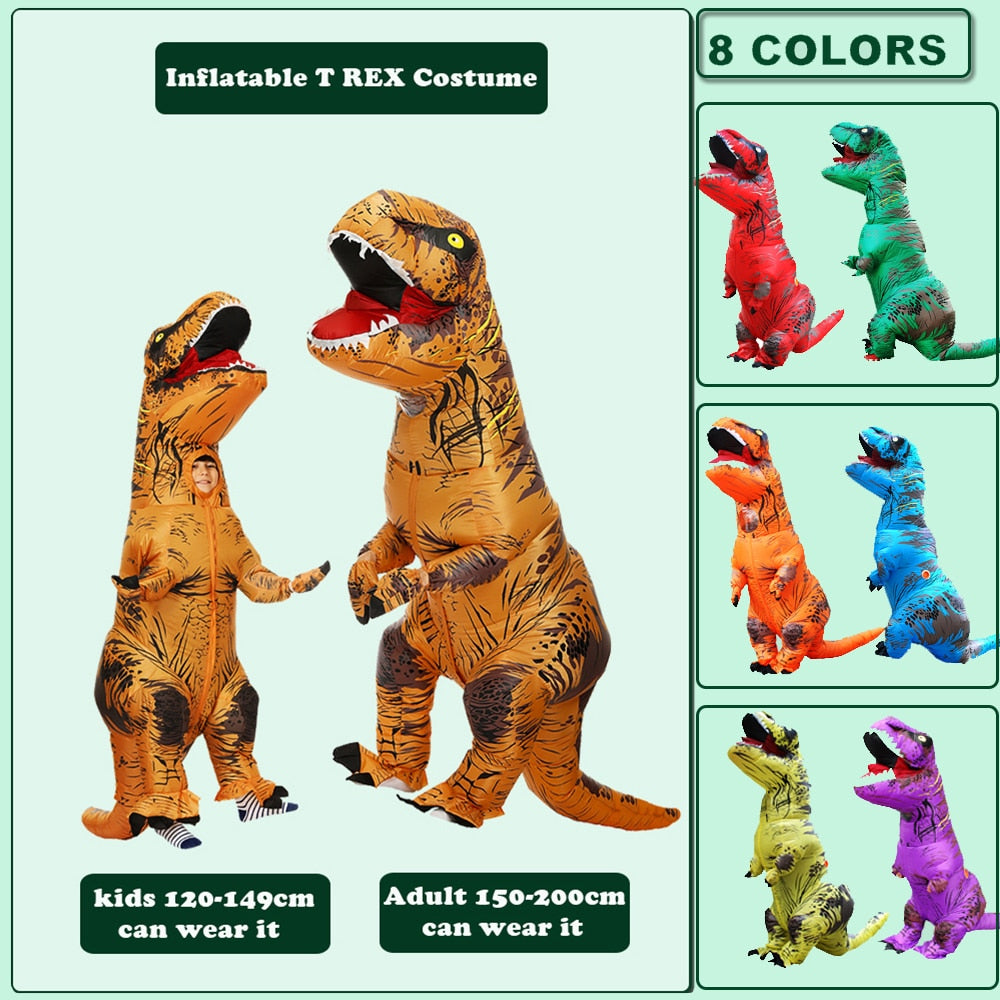 Hot T-Rex Dinosaur Inflatable Costume Purim