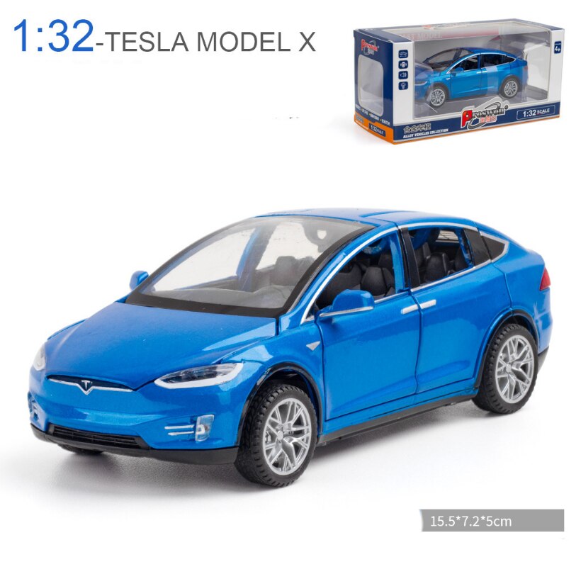 1:32 Tesla Model X Alloy car model