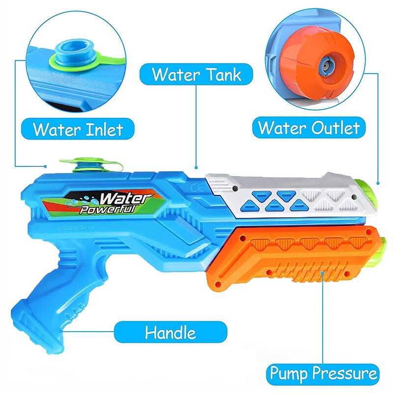 Blaster Water Gun Toy Kids Beach Squirt Toy