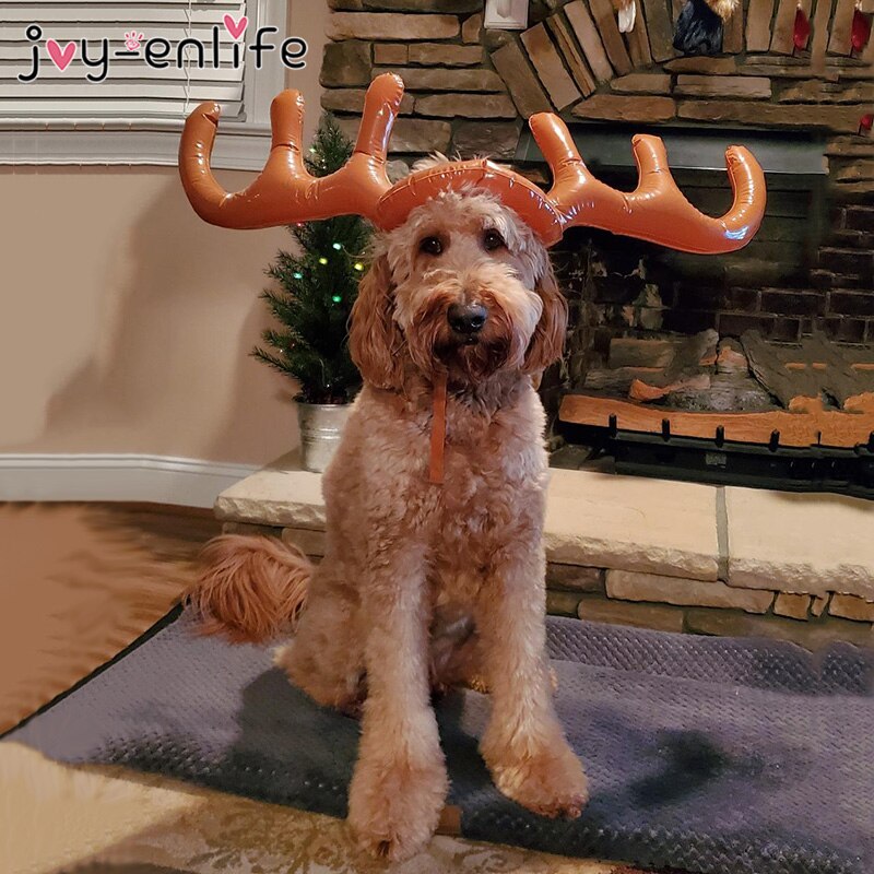 Christmas Game Inflatable Reindeer Antler Hat