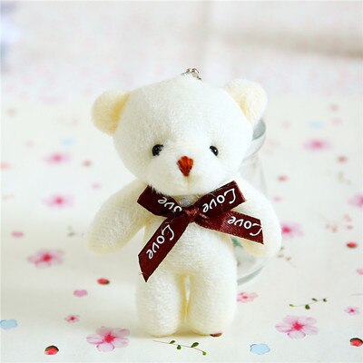 1 PCS Bear Doll Plush Toy Bear Bag Pendant Doll