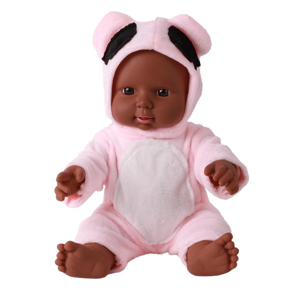 Toddler Newborn Baby Boy Doll Black African