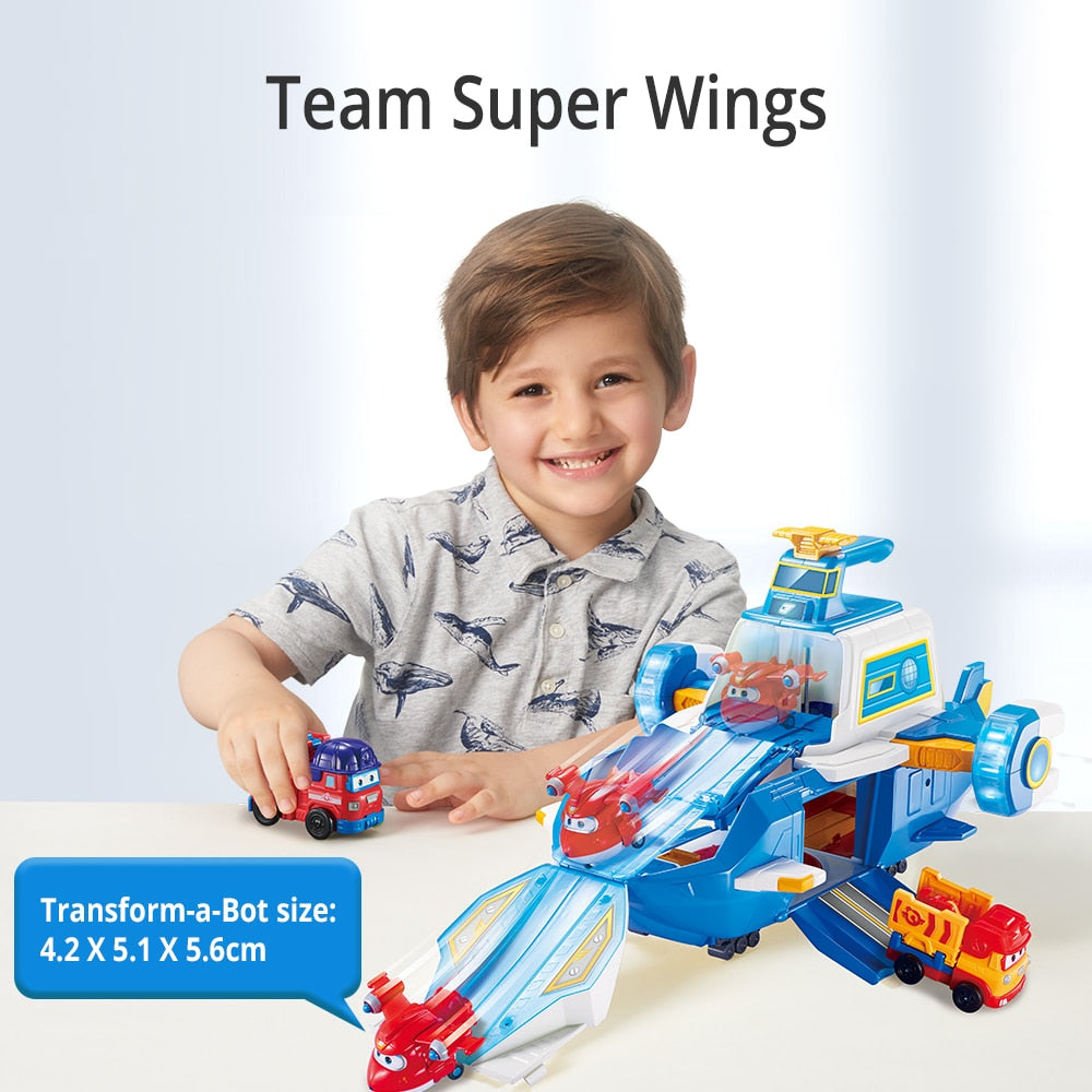 Super Wings jet switching robot toy