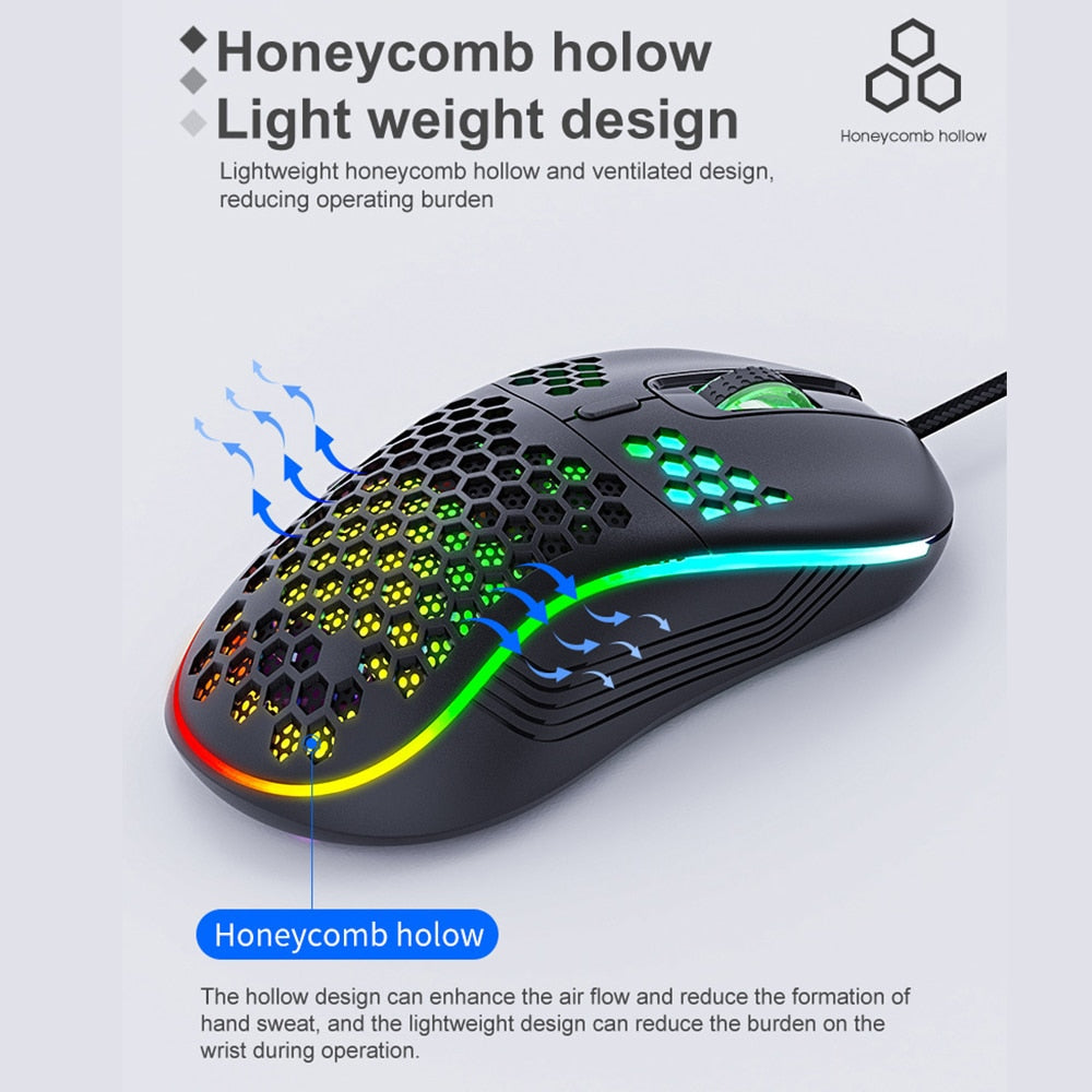 Wired mechanical game mouse