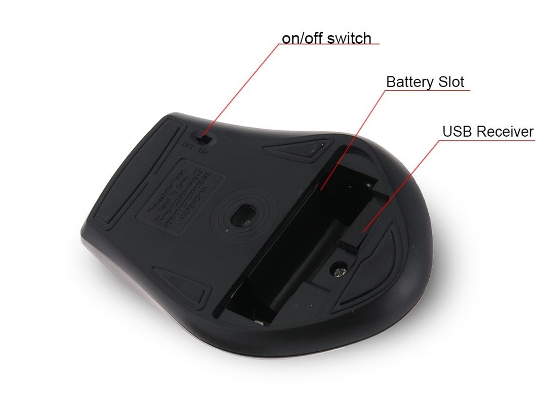 2.4Ghz Wireless Mouse Gamer for Computer PC