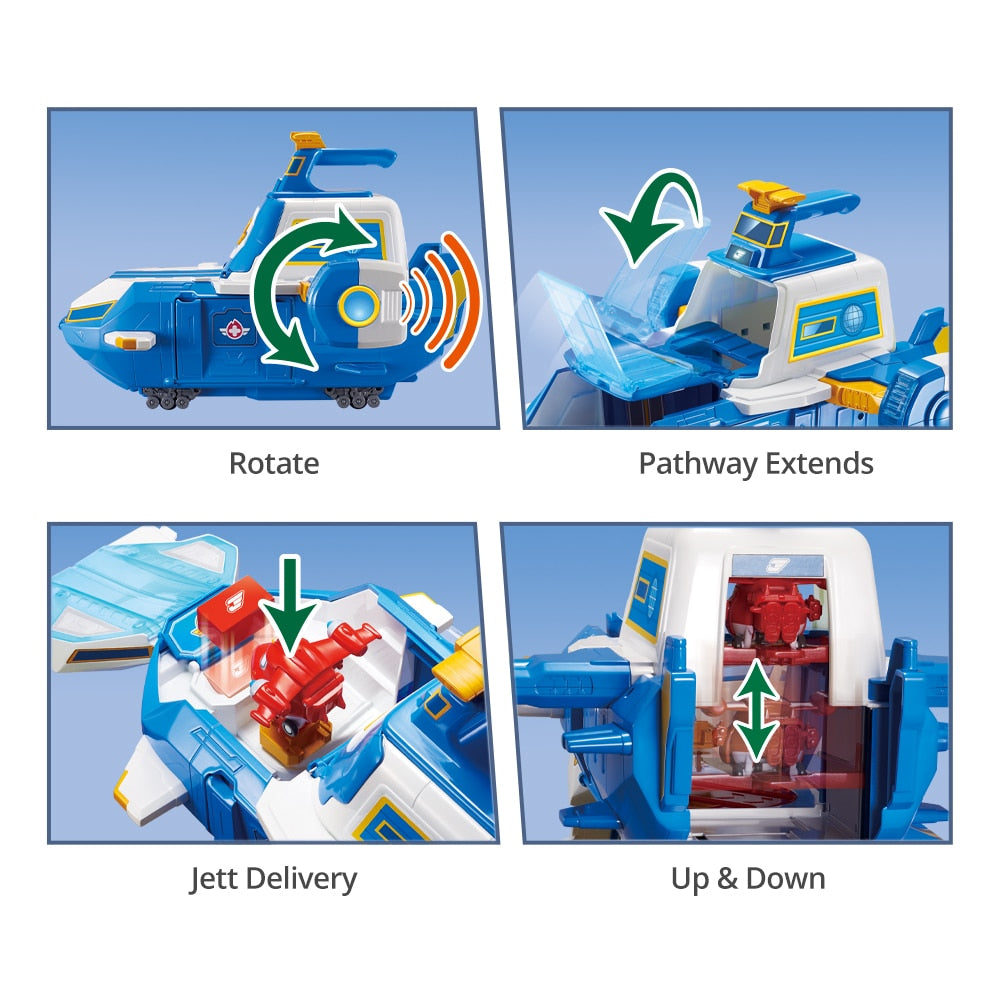 Super Wings jet switching robot toy