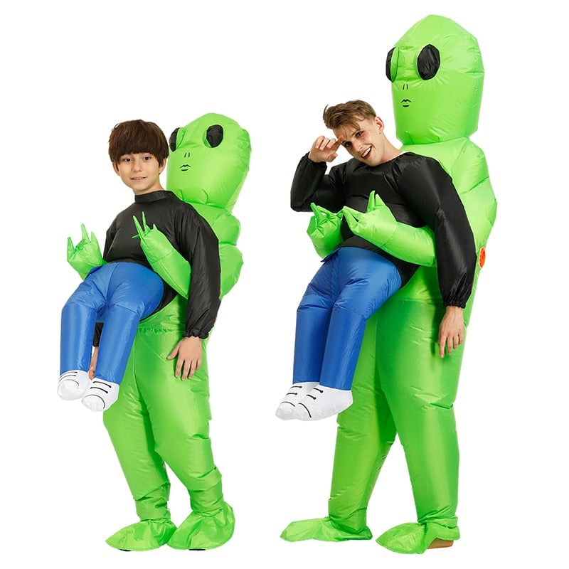 Kids  ET Alien Inflatable Costume Anime Suits Dress