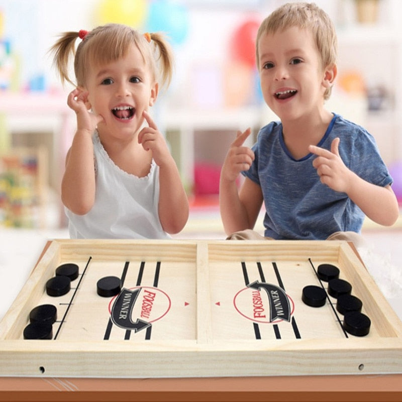 Table Hockey Paced Sling Puck Board Games