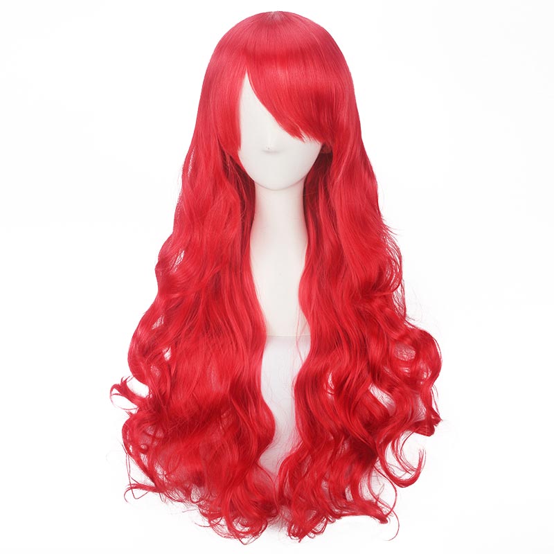 Long Curly Synthetic the Little Mermaid wig for kids