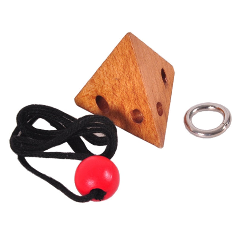 Hot Rope Wooden Puzzle Logic Intelligent Brain