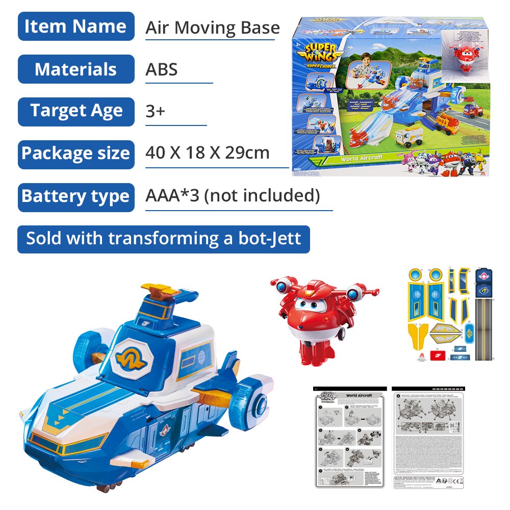 Super Wings jet switching robot toy